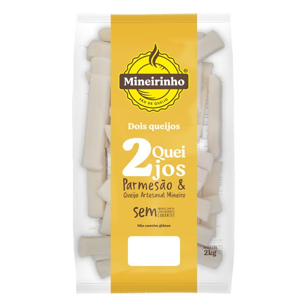 PDQ MINEIRINHO PALITO 2 QUEIJOS 2KG